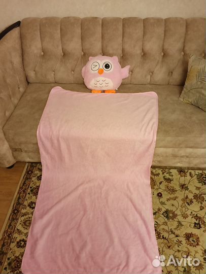 Мягкая игрушка с пледом