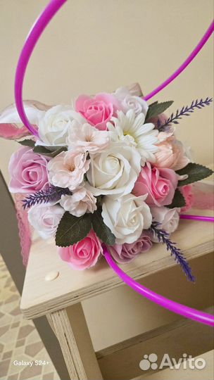 Букет из мыльных цветов