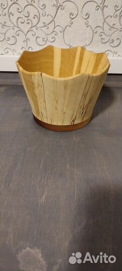Чаша из шпальта березы.Деревянная посуда