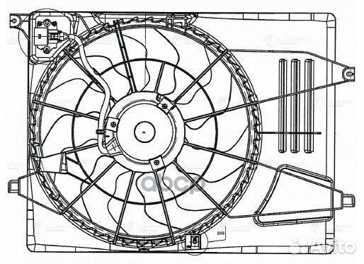 Вентилятор радиатора Hyundai Tuscon (15) /KIA