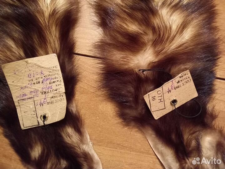 Шкурка- воротник хорь