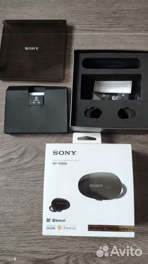 Коробка от наушников Sony WF-100X (беспроводные)