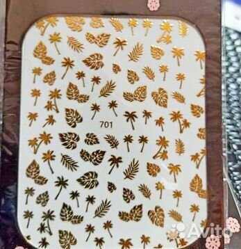 Наклейки для дизайна ногтей 3D