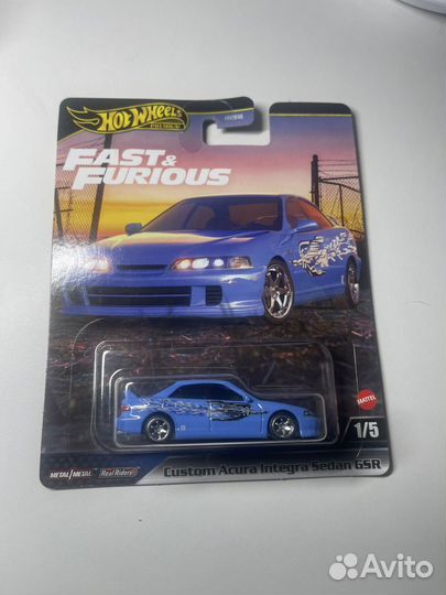 Hot wheels premium Acura Integra Fast Furious
