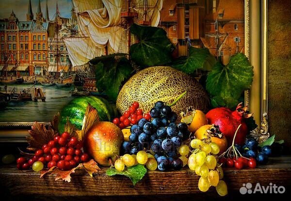 Картина по номерам 40x50 Виноград, и другие