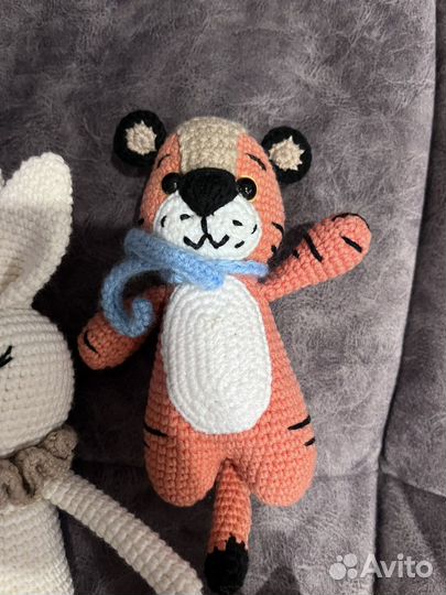 Вязаные игрушки ручной работы