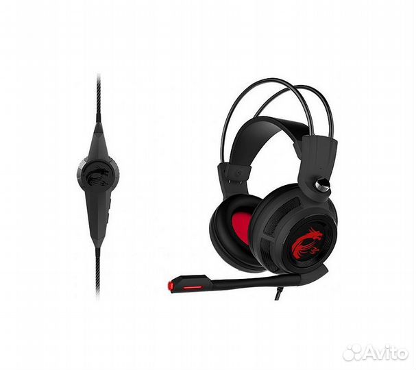 Компьютерная гарнитура MSI DS502, черный