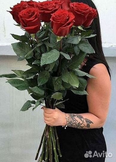 Высокие розы