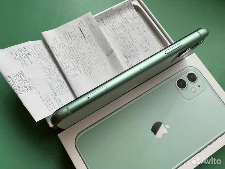 iPhone 11 128gb АКБ 100% Ростест (sim+esim)