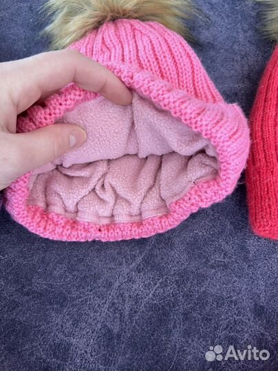 Шапки новые на 3-5 лет