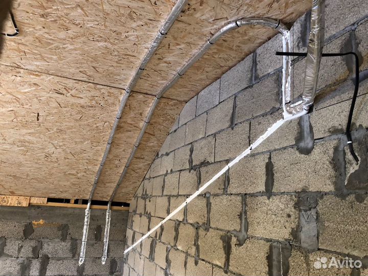 Закладка трассы под кондиционер