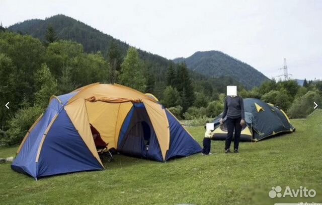 Палатка 4х местная с тамбуром