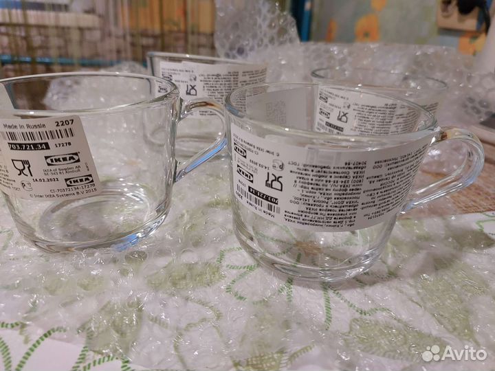 Кружки икея IKEA. Новые