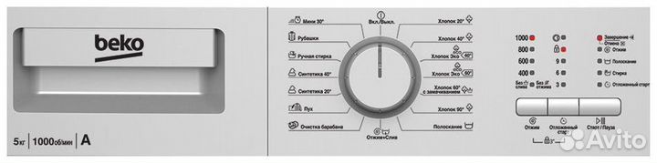 Стиральная машина Beko WRS55P1BSS Новая