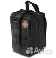 Аптечка тактическая отрывная черная