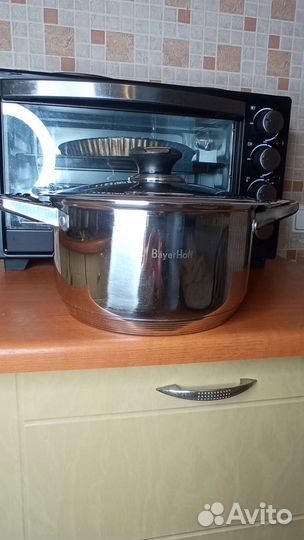 Кастрюли нерж.2 шт (5л, 5,5л) Германия, Италия