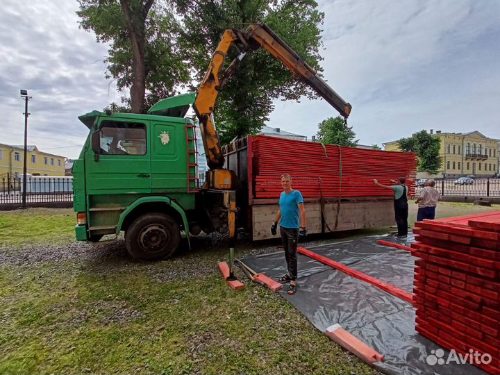 Аренда и услуги манипулятора, стрела 7 т, 10 м, борт 10 т, 6 м