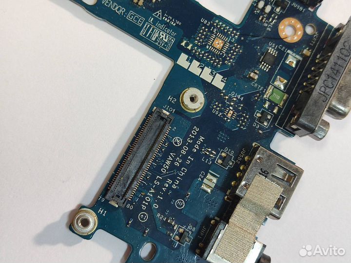 Доп. плата dell E5540 USB, аудиопорта, VGA, RJ45