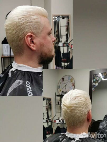 Мужская стрижка в барбершопе