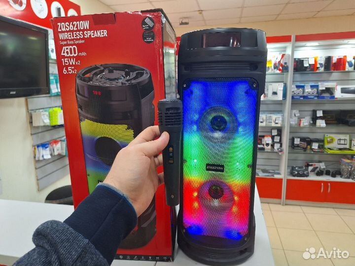 Bluetooth Колонка Speaker ZQS6210 Black