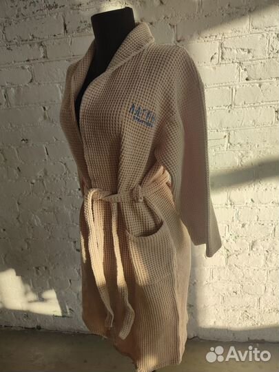 Халат банный вафельный