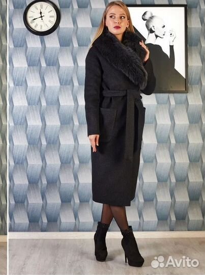 Пальто зимнее