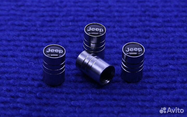 Комплект колпачков воздушного ниппеля Jeep хром