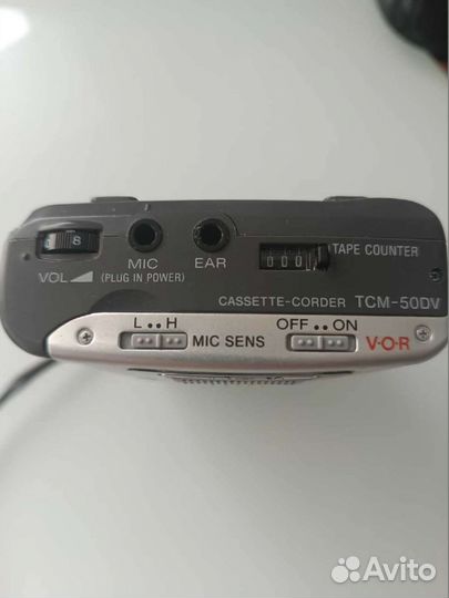 Кассетный диктофон sony