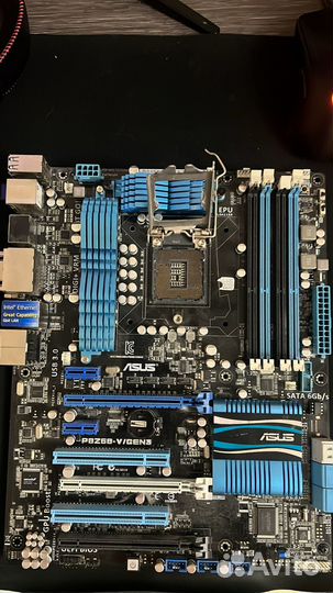 Материнская плата с загнутыми контактами и без спи