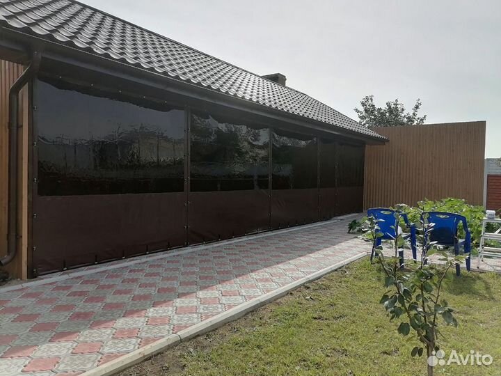 Гибкие окна на веранду