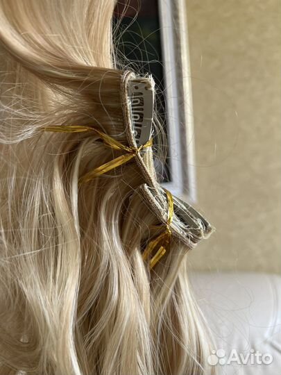 Волосы на заколках