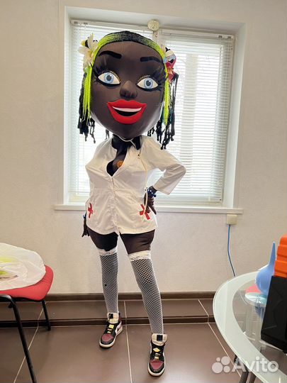 Поздравление Ростовая Кукла Мулатка - Медсестра