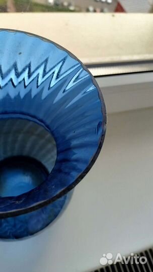 Ваза для цветов цветное стекло