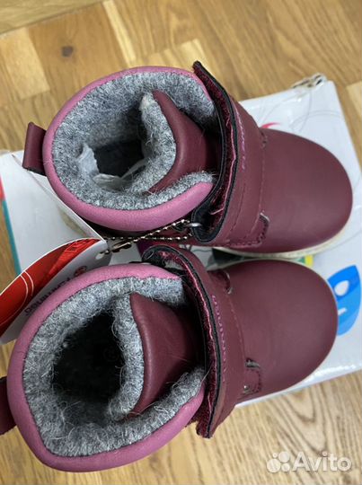 Ботинки зима для девочки 24