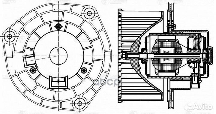 Мотор отопителя 2123 