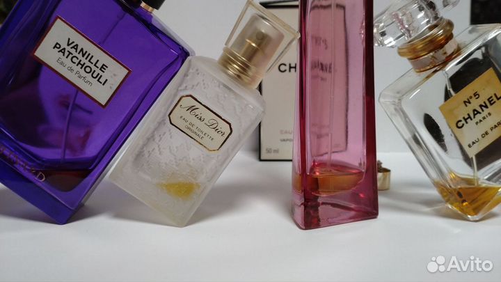 Остатки парфюмерии во флаконах