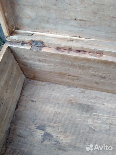 Сундук старинный деревянный