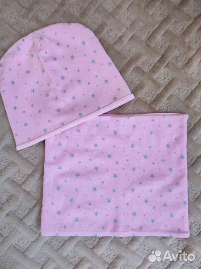 Шапка и снуд для девочки