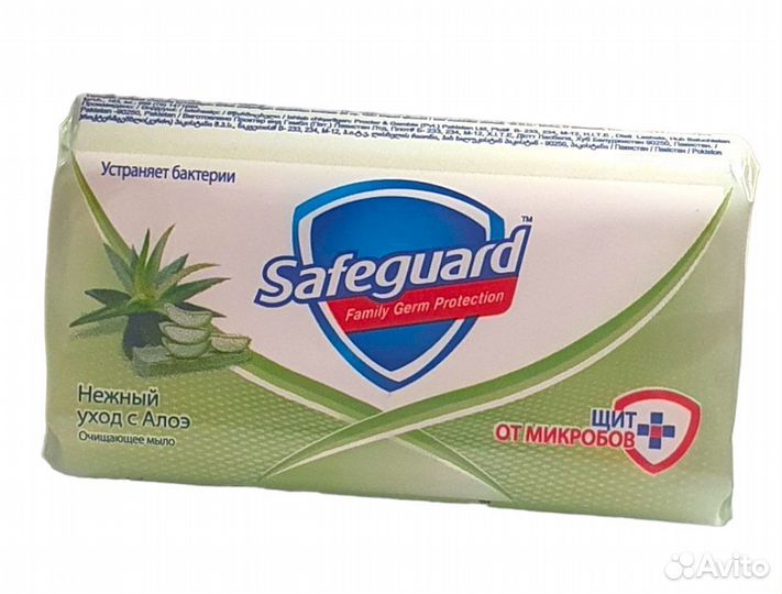 Safeguard Мыло Нежный уход Алоэ 90 г