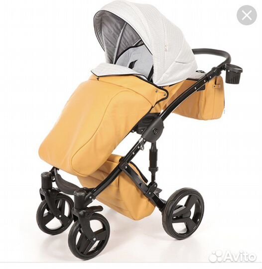 Коляска 2 в 1 эко кожа junama modena