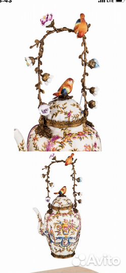 Винтаж фарфоровый чайник