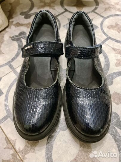 Pablosky туфли и полуботинки синие для девочки 34