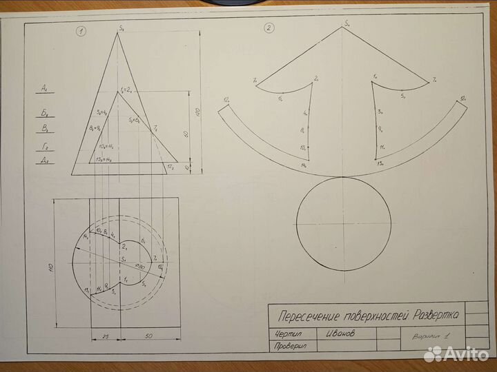 Черчение, начертательная геометрия, инж. графика