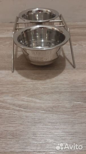 Миски для собак или кошек двойная, бу