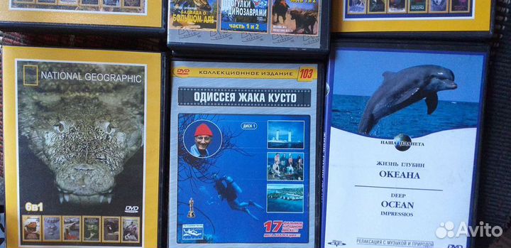 Коллекция DVD документальных и спортивных дисков