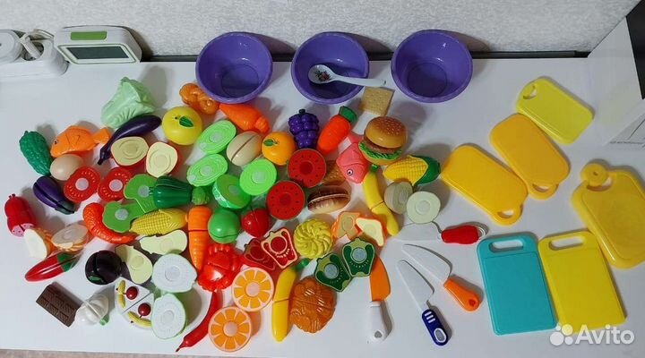 Овощи фрукты игрушки