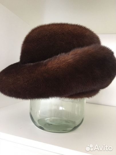 Шляпа зимняя женская норковая
