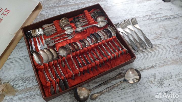 Столовые приборы СССР мельхиор