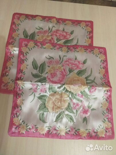 Наволочки шелковые.42/42см