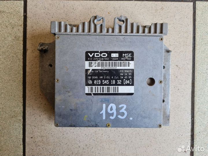 Замок зажигания в сборе mercedes-benz W210